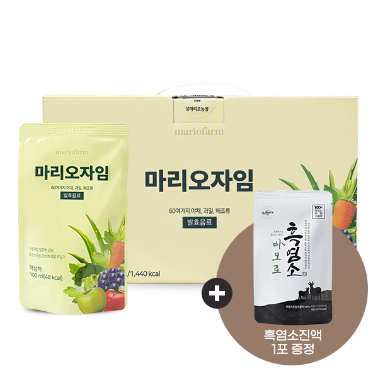 성마리오농장 마리오자임 1박스 (100ml×30포) + 흑염소진액 1포 