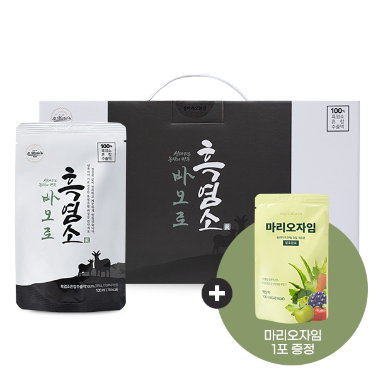 성마리오농장 바오로 흑염소진액 1박스 (100ml×30포) + 마리오자임 1포 증정